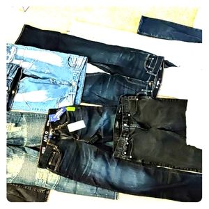 Make slim straight jeans 31x32